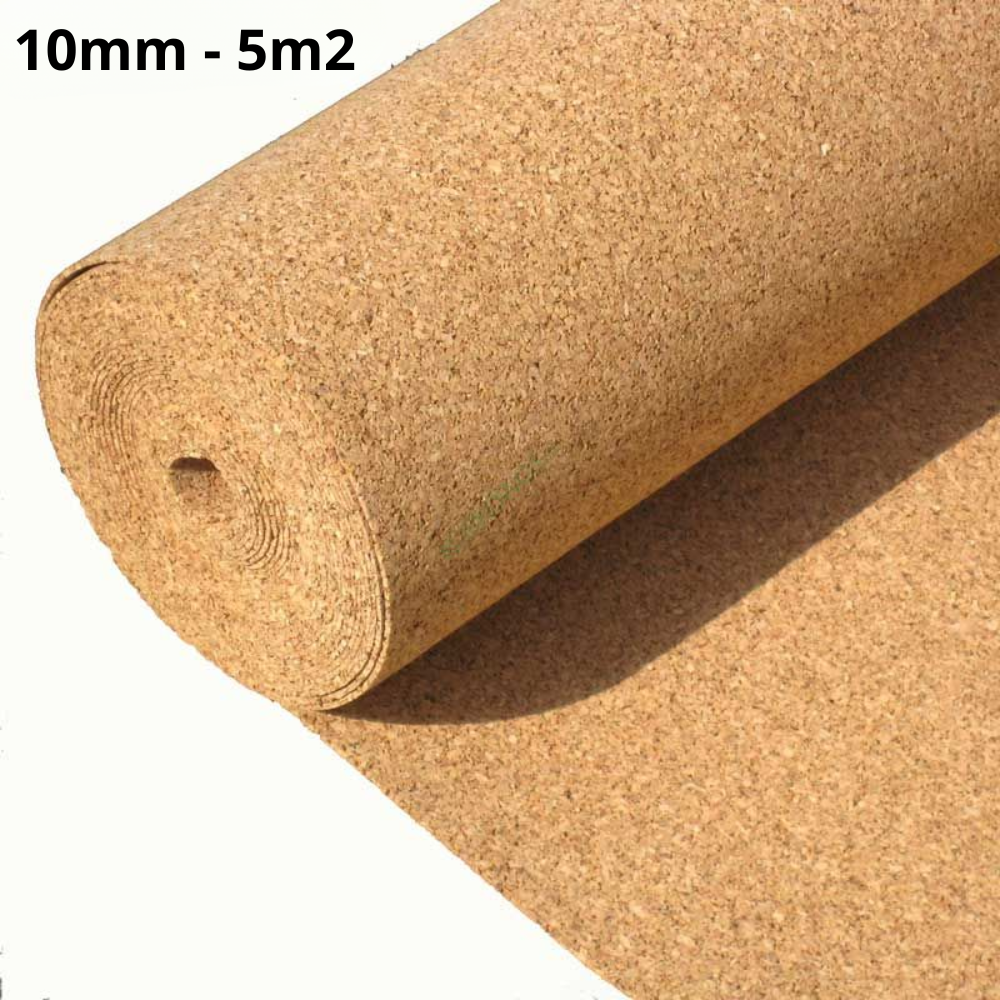 Cork Roll Underlay 10mm 5m2 (53.81sqft)