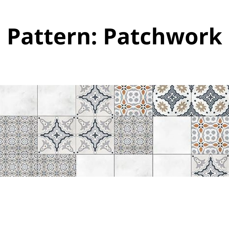 Deacoratvie Wall Panels - Patchwork - 3.25m2 (34.98sqft) - 9 Panels