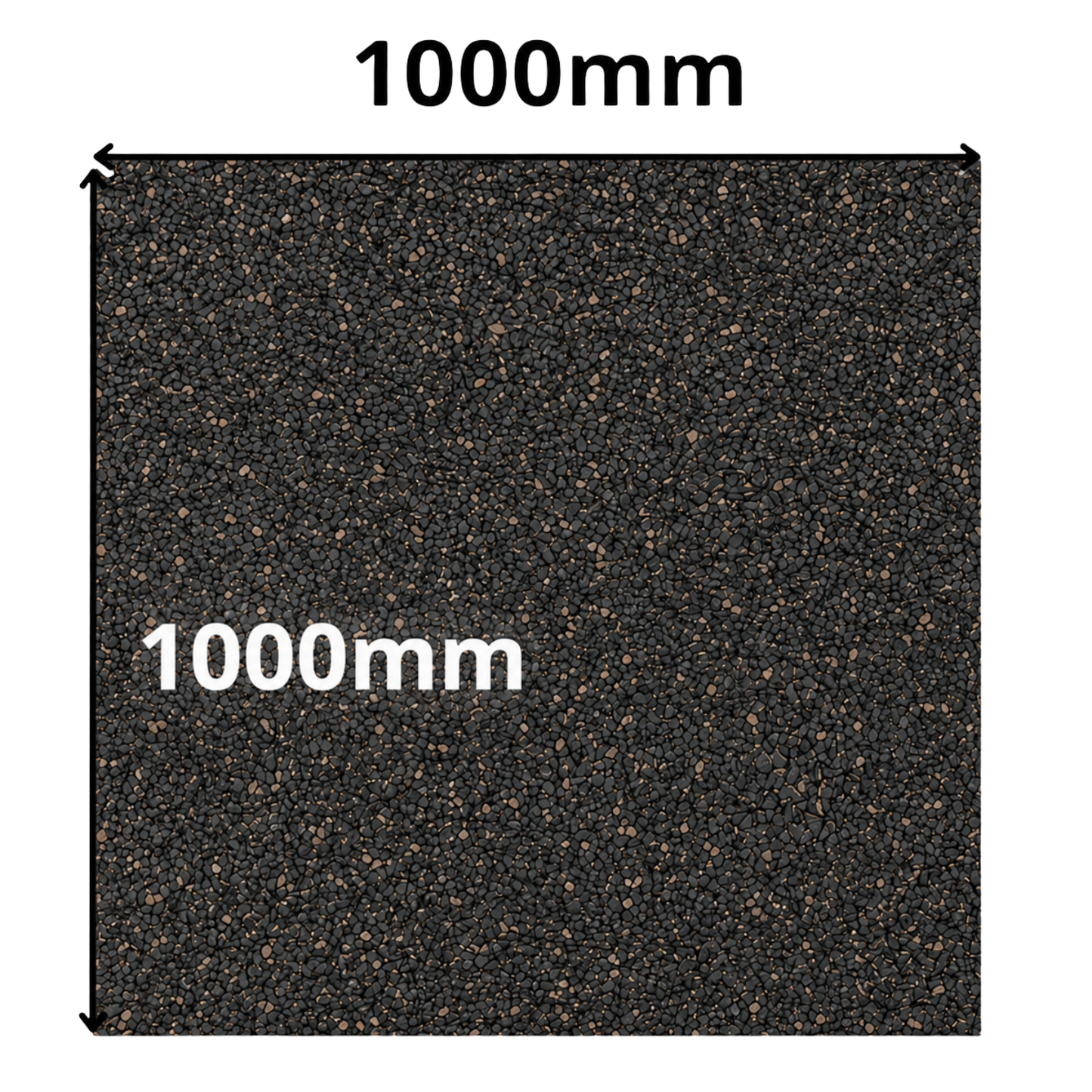 Rubber Cork Sheet Roll - 1000x1000mm - 2mm - Decor and DIY - Pack of 1