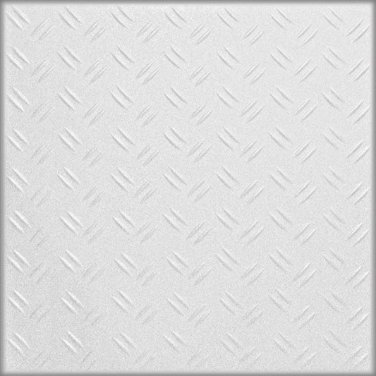 White decorative 3D textured ceiling and wall panels, modern interior design, set of 8 panels, 2 square meters coverage