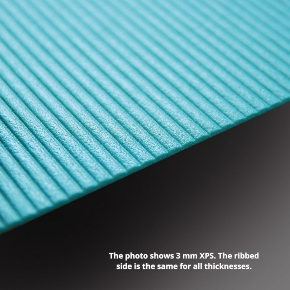 Underlay XPS 3mm - 10% denser - Thermal Base for Laminate and Wood Floors - 5m2 (54 sqft) to 55m2 (592 sqft) - High Quality