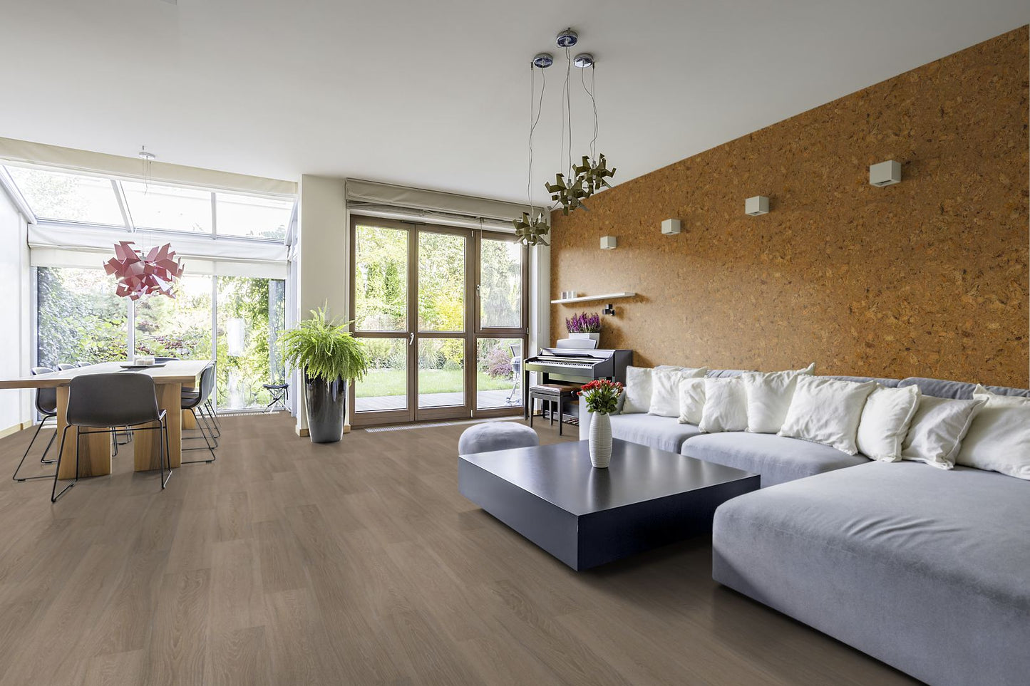Decorative Cork Wall Tiles - Natural 1 - Sample - 1 Strip