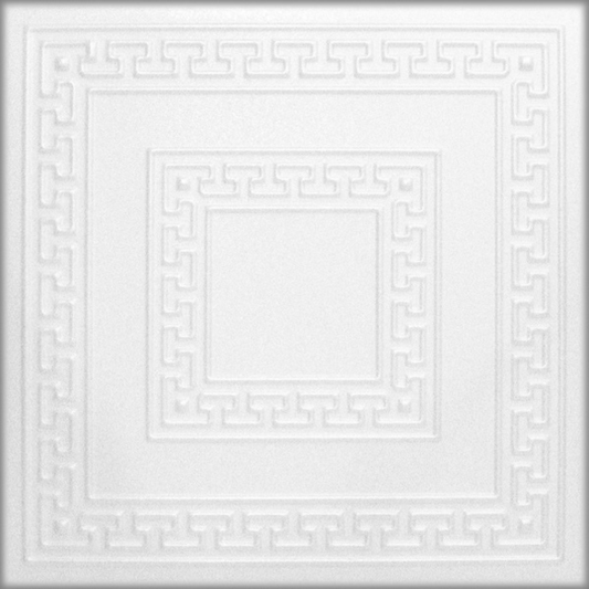 White 5: Decorative Ceiling & Wall Panels - 2m2 (21.52 sqft) - 8 Panels