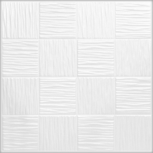 White 11: Decorative Ceiling & Wall Panels - 2m2 (21.52 sqft) - 8 Panels