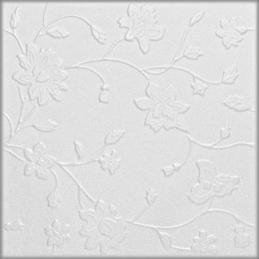 White 2: Decorative Ceiling & Wall Panels - 2m2 (21.52 sqft) - 8 Panels