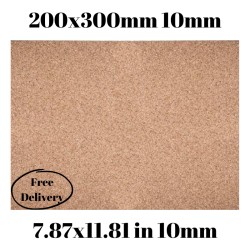 Cork sheet 10mm 200x300mm (7.87 x 11.81in) 2pcs