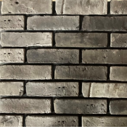 Elevation Brick with Grout: Graphite with Black Grout