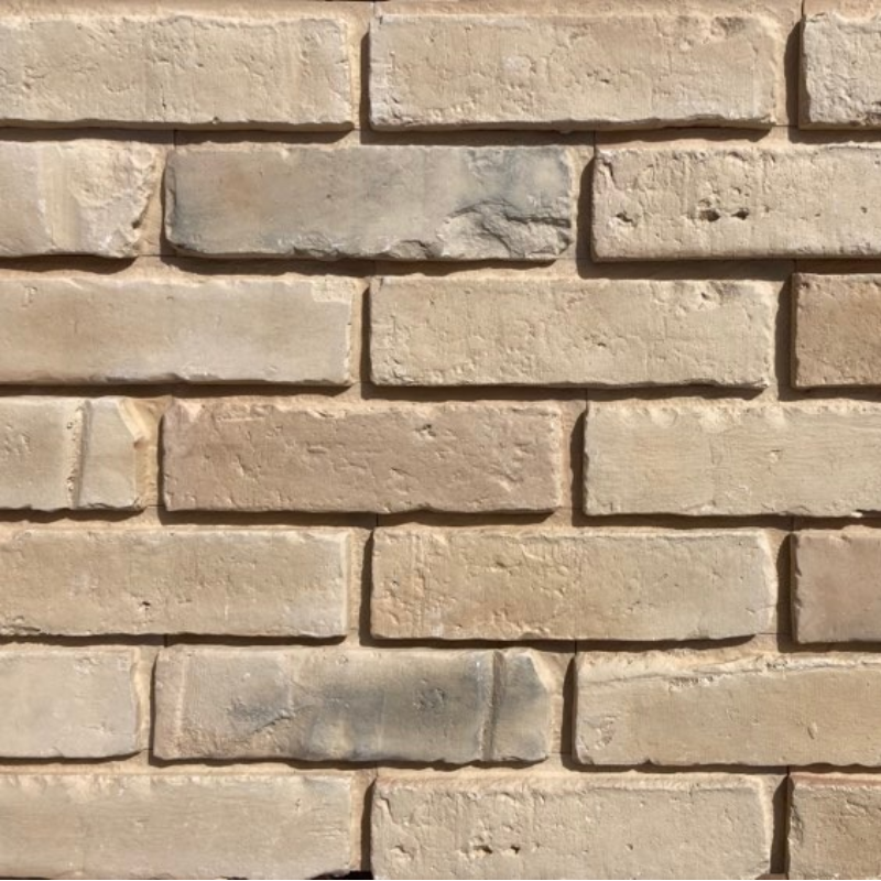 Elevation Brick with Grout: Cream with Cream Grout