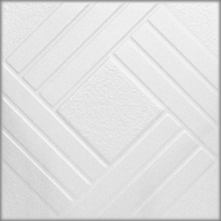White 4: Decorative Ceiling and Wall Panels 2m2 (21.52 sqft)
