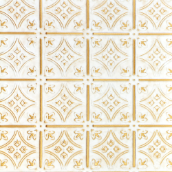 White 13 (Gold): Decorative Ceiling and Wall Panels 2m2 (21.52 sqft)