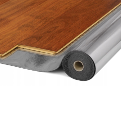 Alpina PRO Mineral: Premium Underlay Roll with ALU Membrane - 10m2, 1.8mm Thickness - Ideal for LVT/Wood/Laminate