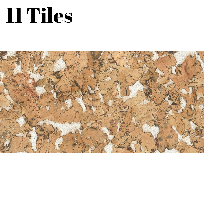 Cork Decorative Wall Panels: Beige - Pack of 11 Tiles | decorative wall panels