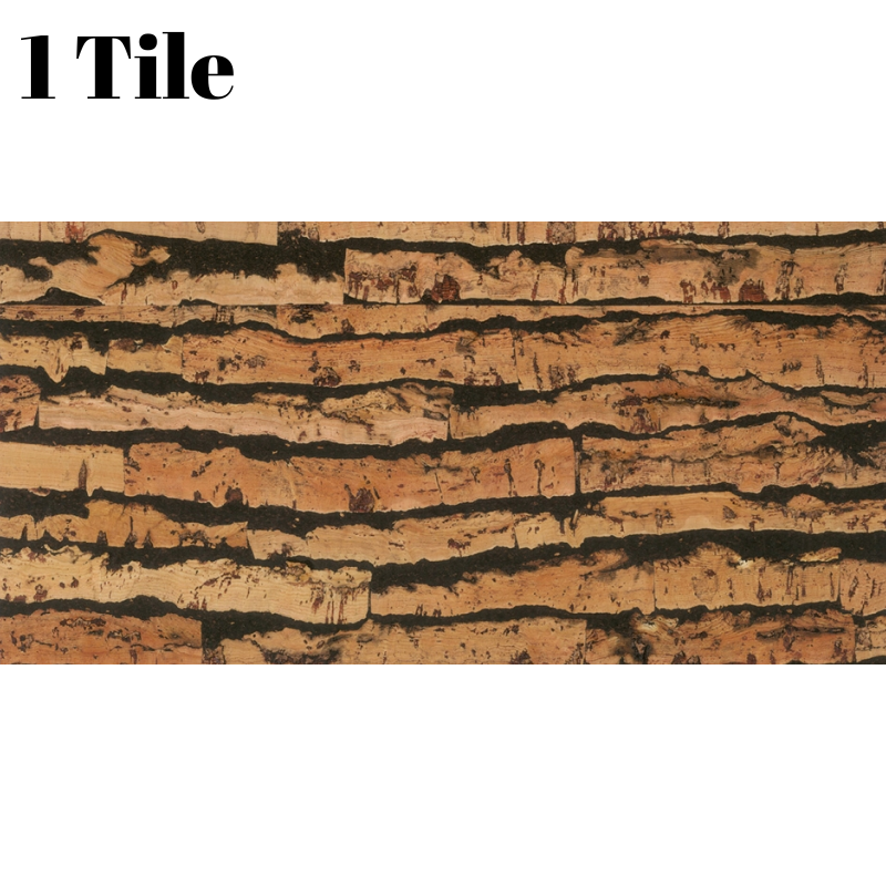 Cork Wall Panels: Tiger - 1 Tile 0,18m2 (1.94sqft)