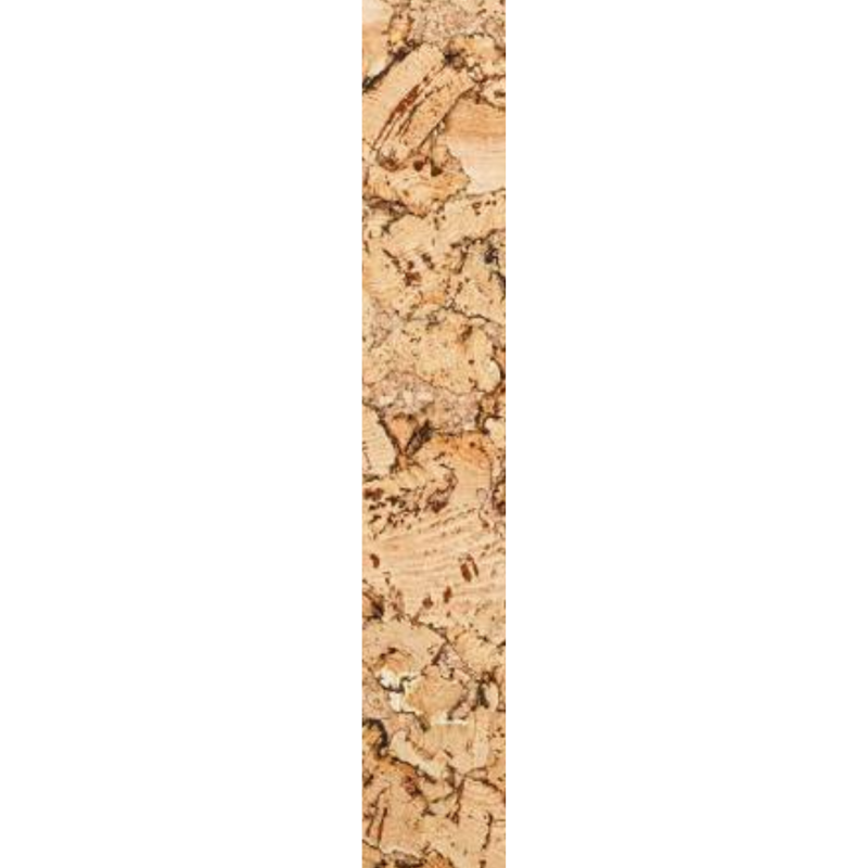 Cork Wall Panels: Natural - Sample 30x5cm (11,81x1,97 in)
