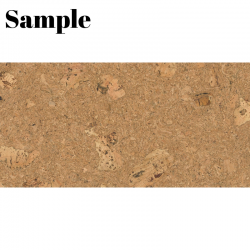 Cork Wall Panels: Natural 1 - Sample 30x5cm (11,81x1,97 in)