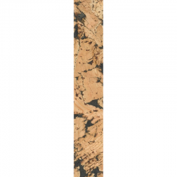 Cork Wall Panels: Black - Sample 30x5 (11,81x1,97 in)