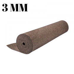 Rubber Cork Roll 3mm 1x10m (3.28X32.81FT)