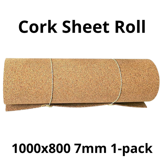 Cork Sheet Roll - 1000x800mm - 7mm - Décor and DIY - Pack of 1