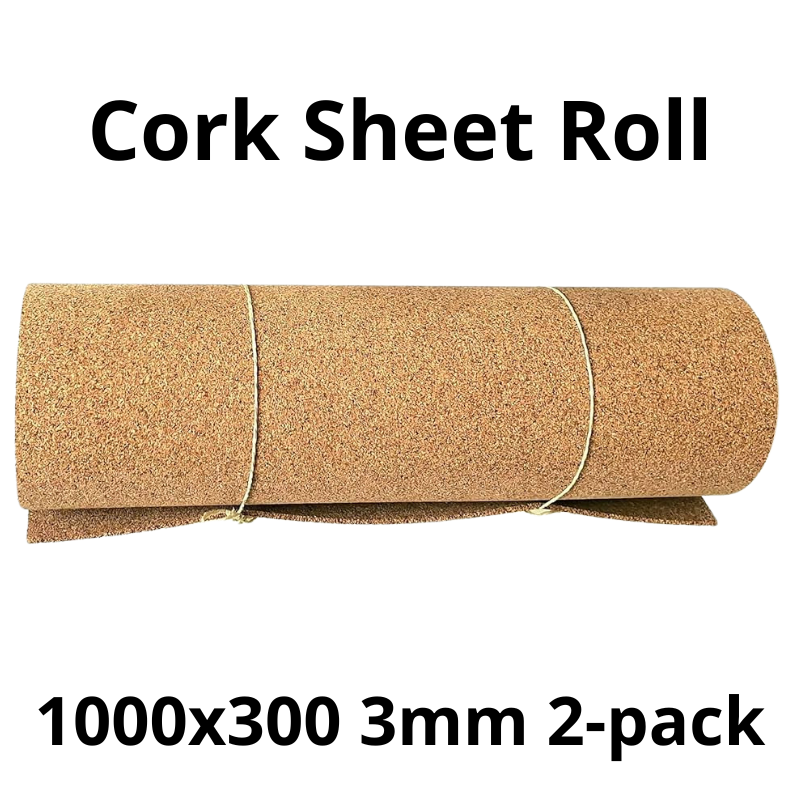 Cork Sheet Roll - 1000x300mm - 3mm - Décor and DIY - Pack of 2 – Corksystem