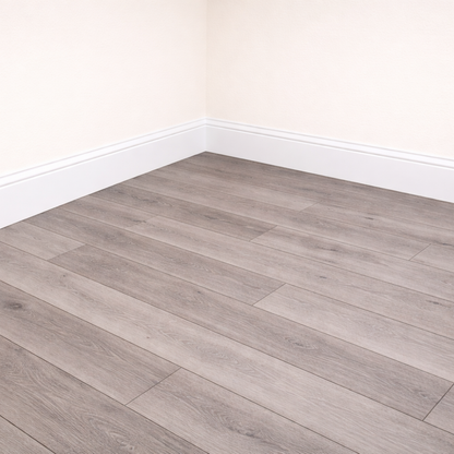 White 2 Skirting Board – 2400 × 80 × 18 mm (3 Pack)