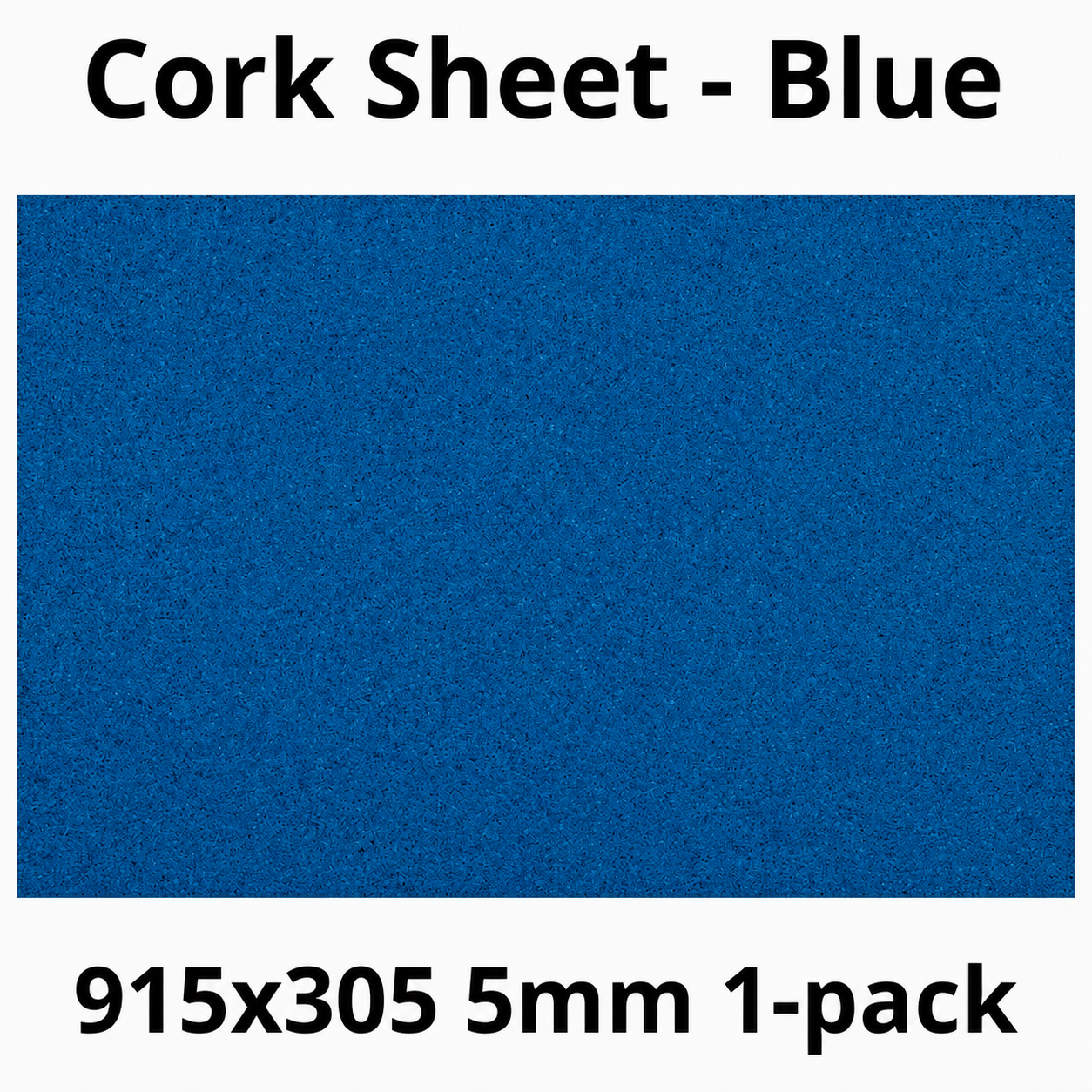Cork Sheet - 915x305mm - 5mm - Decor and DIY - Pack of 1 - Self-adhesive, peel and stick - Yellow