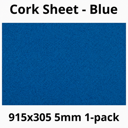 Cork Sheet - 915x305mm - 5mm - Decor and DIY - Pack of 1 - Self-adhesive, peel and stick - Yellow