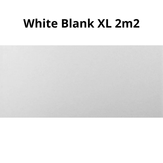White Blank XL: Decorative Ceiling and Wall Panels - 2m2 (21.52 sqft) - 4 Panels