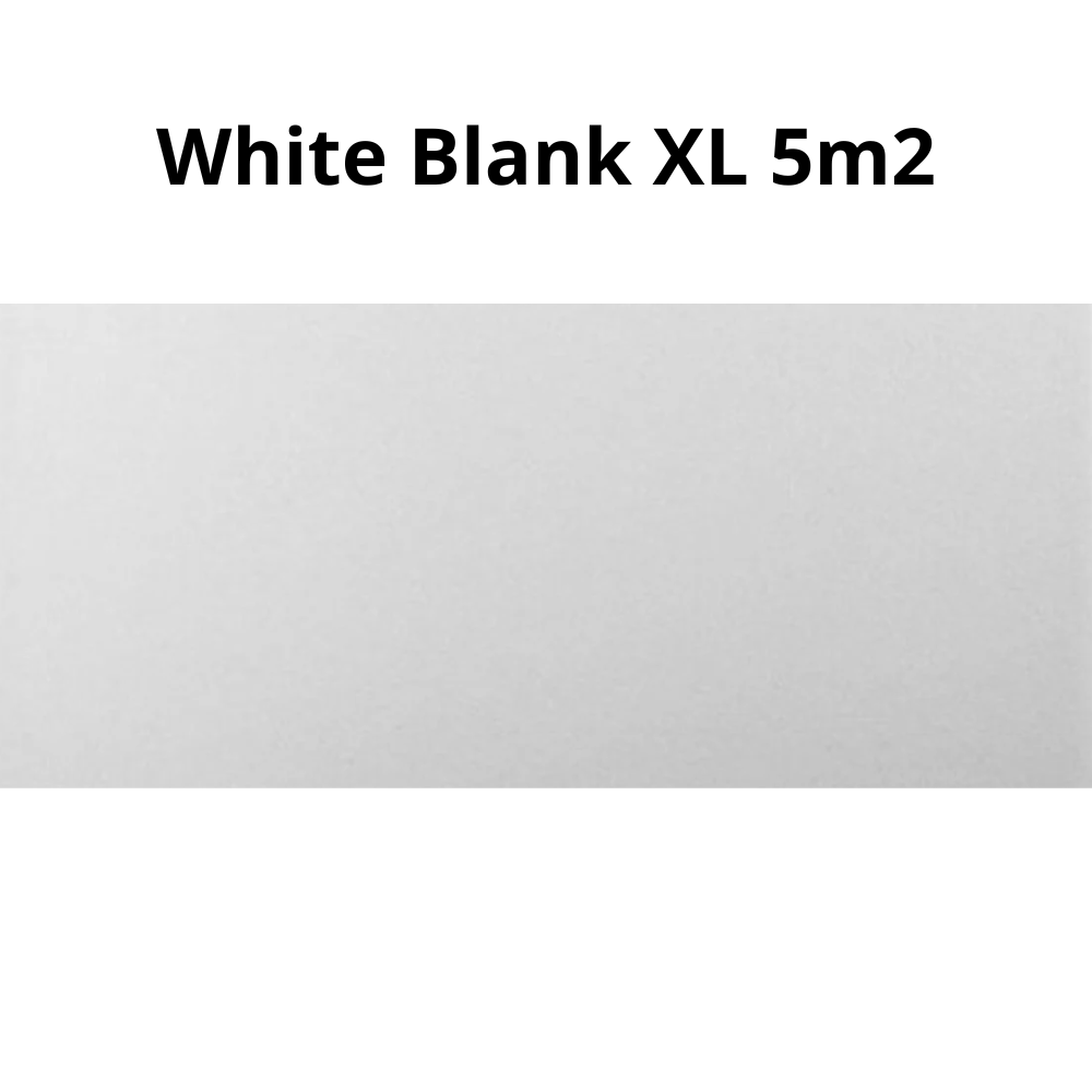 White Blank XL: Decorative Ceiling and Wall Panels - 5m2 (53.81 sqft)- 10 Panels