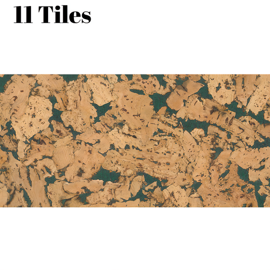 Decorative Cork Wall Tiles - Moss - 1 Pack - 1.98m2 (21.31sqft)