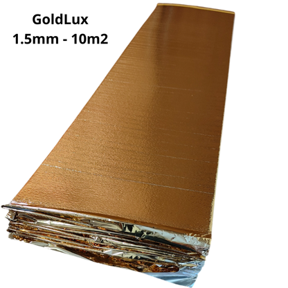 GoldLux 1.5mm LVT Underlay with Gold Membrane - Super High Denisty Best Quality