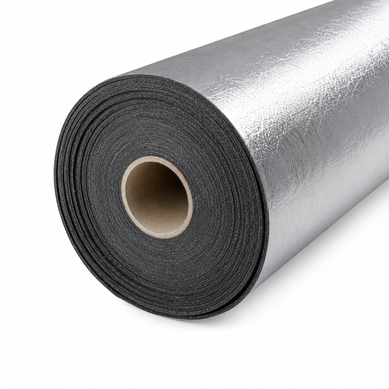 Minerals & polyurethane (PU) Underlay with ALU Membrane  (Vinyl/Wood/Laminate) - 1.8mm - 8.5m2(91.49 sqft) - Highest Quality