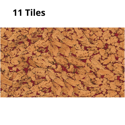 Decorative Cork Wall Tiles - Tea Rose - 1 Pack - 1.98m2 (21.31sqft)