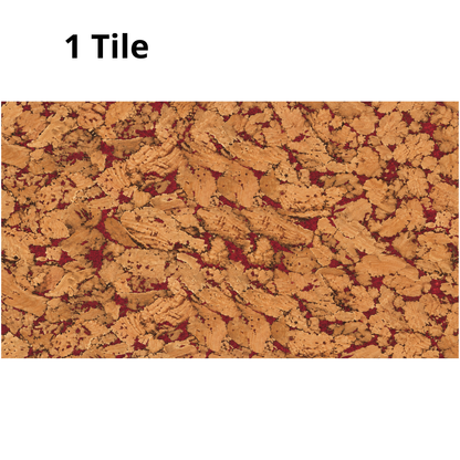 Decorative Cork Wall Tiles - Tea Rose - 1 Tile - 0.18m2 (1.94sqft)