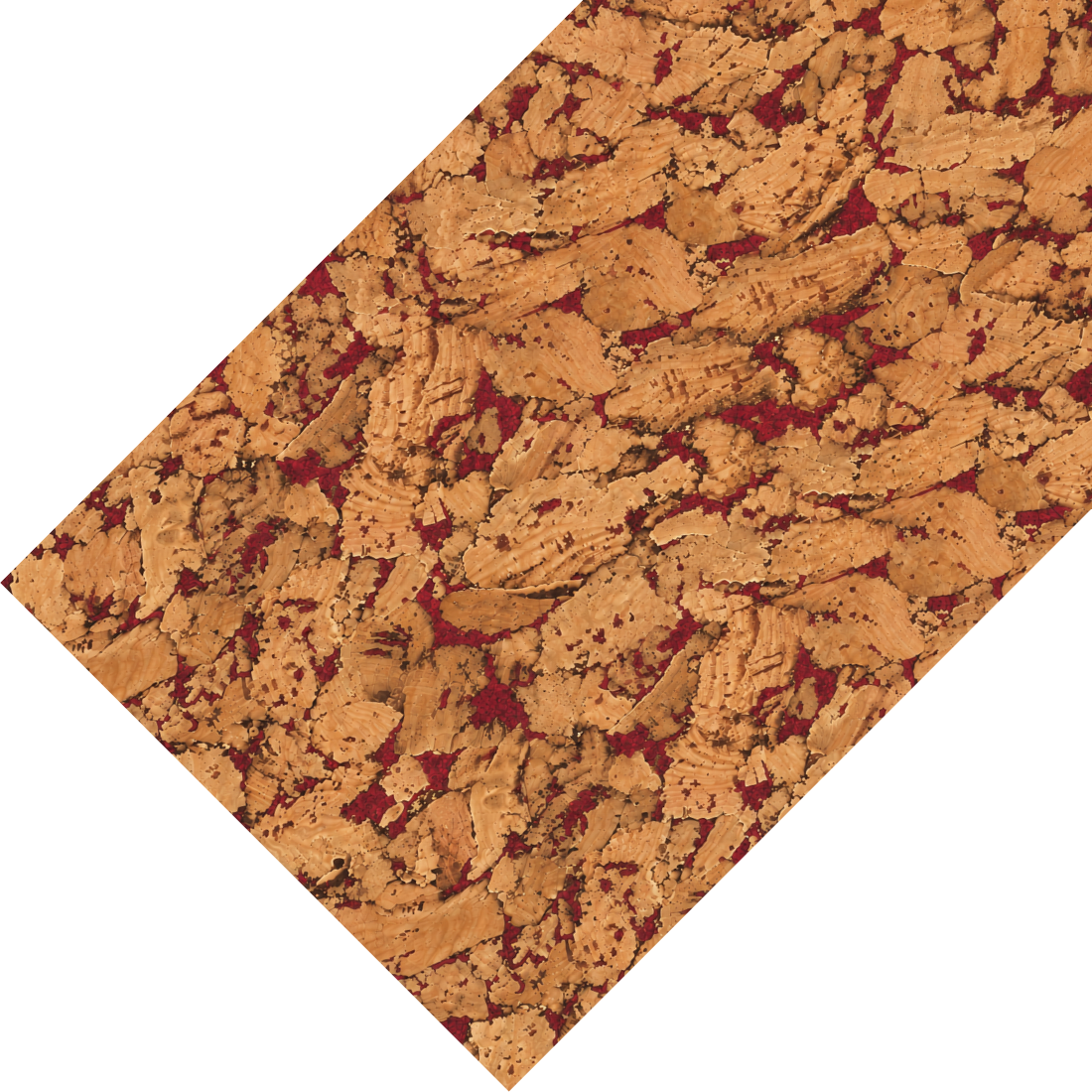Decorative Cork Wall Tiles - Tea Rose - 1 Pack - 1.98m2 (21.31sqft)