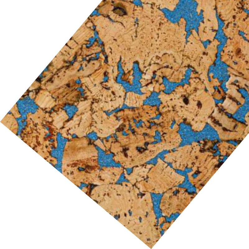 Decorative Cork Wall Tiles - Blue - 1 Pack - 1.98m2 (21.31sqft)