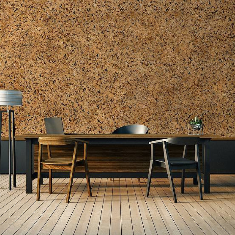 Decorative Cork Wall Tiles - Black - 1 Pack - 1.98m2 (21.31sqft)