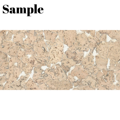 Decorative Cork Wall Tiles - Cream - Sample - 1 Strip