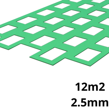 Underlay XPS Thermo-Laminate - Underfloor Heating -  Wood and Vinyl - 2.5mm - 6-42m2 (64.58-452.08 sqft)