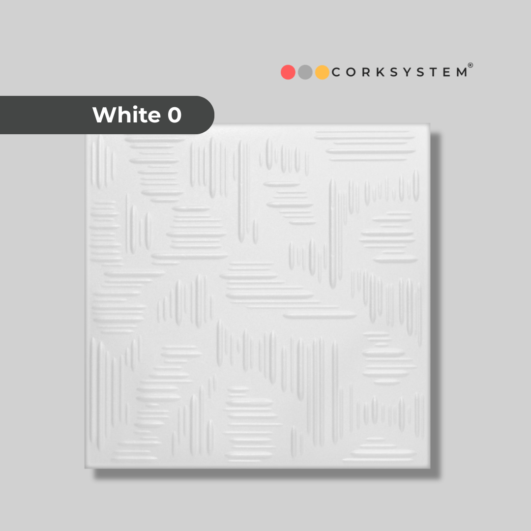 White 0: Decorative Ceiling & Wall Panels - 2m2 (21.52 sqft) - 8 Panels