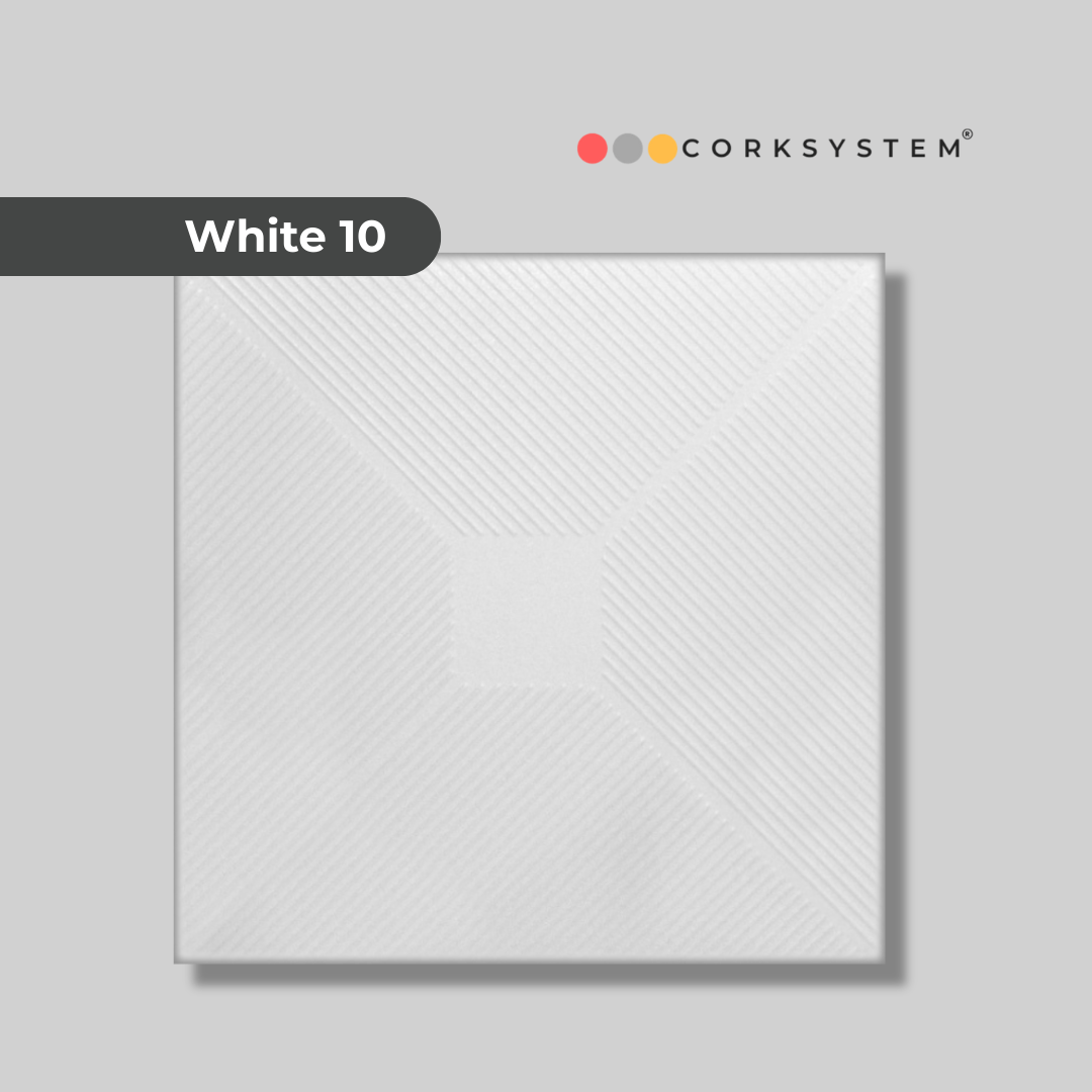 White 10: Decorative Ceiling & Wall Panels - 2m2 (21.52 sqft) - 8 Panels