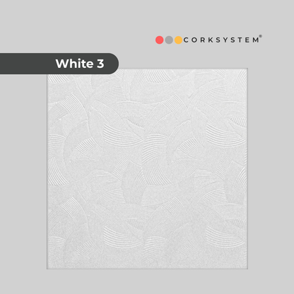White 3: Decorative Ceiling & Wall Panels - 2m2 (21.52 sqft) - 8 Panels